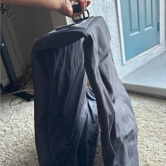 Rome Collection Black Suit Garment Travel Bag with Compartments - Picture 3 of 6